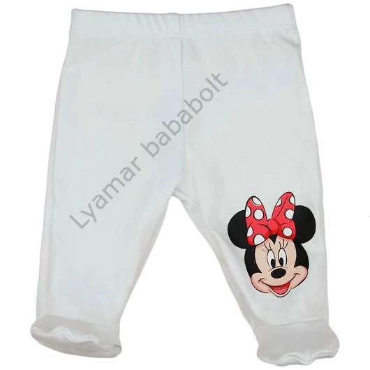 Baba nadrág lábfejjel Minnie mintával