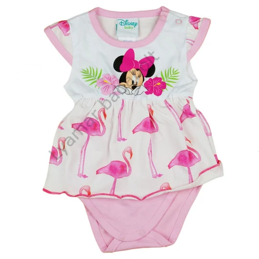 Disney Minnie flamingós rövid ujjú baba body