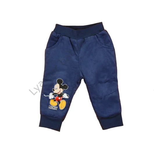 Disney Mickey fiú bélelt kordnadrág