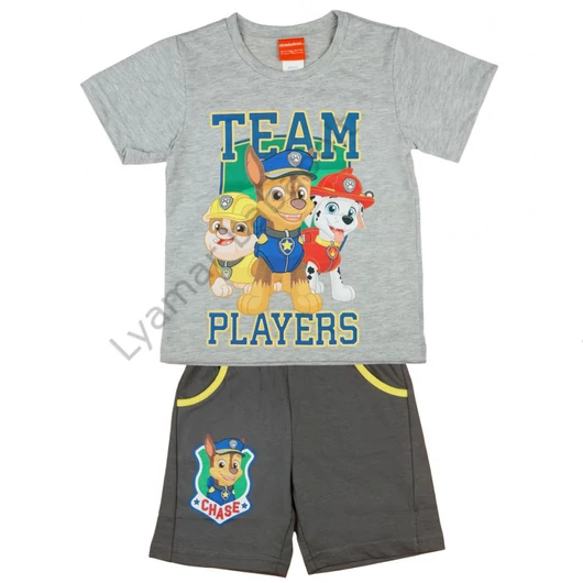 Paw Patrol/Mancs őrjárat fiú 2 részes póló/short szett