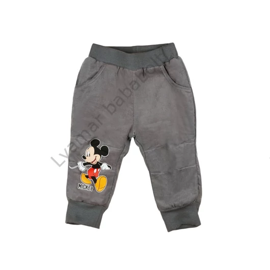 Disney Mickey fiú bélelt kordnadrág