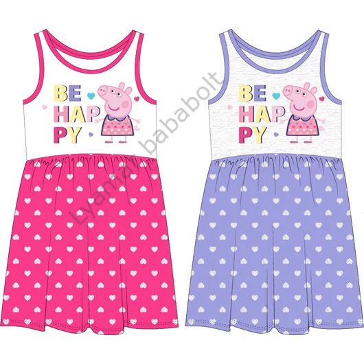 Peppa malac gyerek nyári ruha 92-116 cm