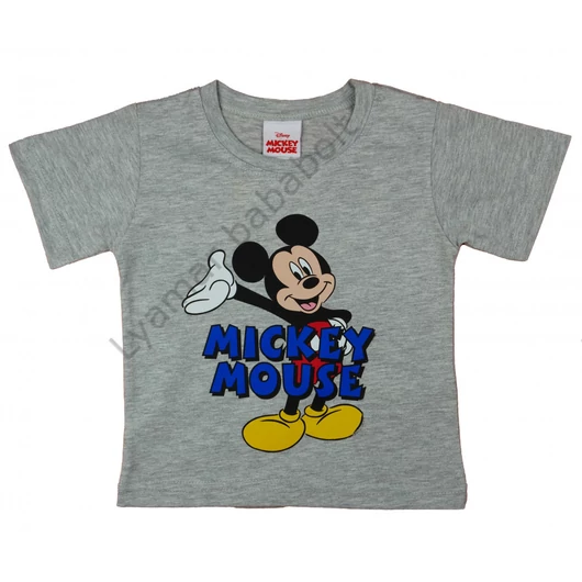 Rövid ujjú kisfiú póló Mickey egér mintával