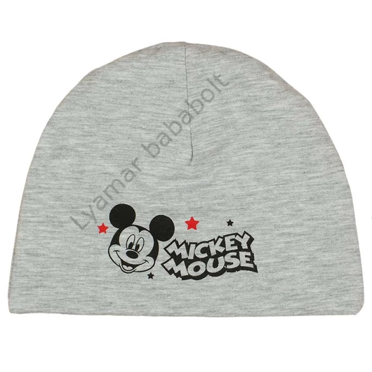 Vékony pamut kisfiú sapka Mickey egér mintával