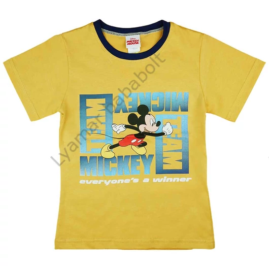 Rövid ujjú kisfiú póló Mickey egér mintával