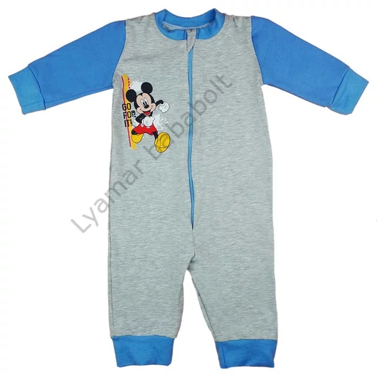 Disney Mickey, belül bolyhos, overálos pizsama