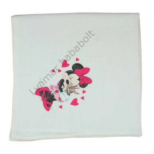 Disney Minnie nyuszis textil pelenka 70x70cm