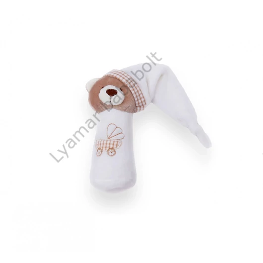 55043707 Plüss Marokfigura sípoló sapkás maci 13cm