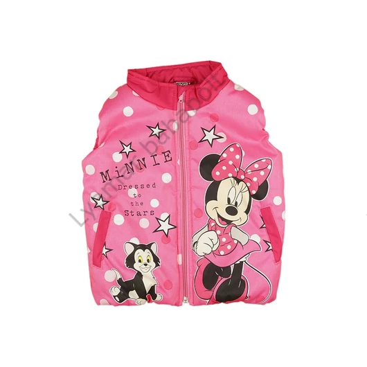 Disney Minnie vízlepergetős bélelt mellény (méret: 80-116)