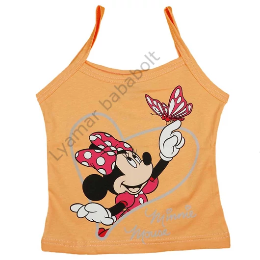 Disney Minnie pillangós spagetti pántos lányka trikó