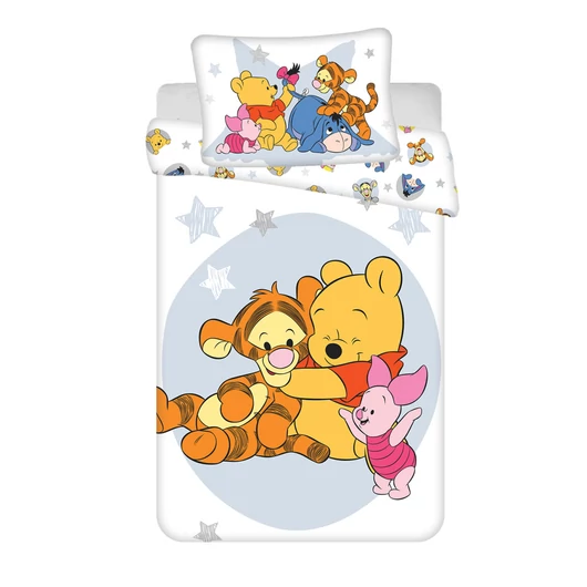 Disney Micimackó Stars gyerek, ovis ágyneműhuzat 100×135 cm, 40×60 cm