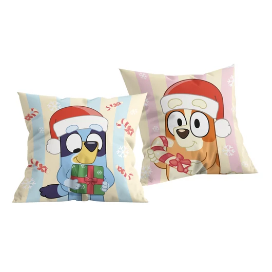 Bluey Gift Karácsony párna, díszpárna 40x40 cm