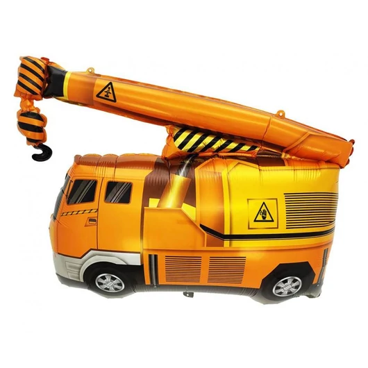 Darus teherautó Crane fólia lufi 65 cm