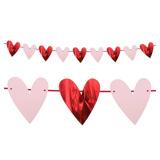 Szerelem Hearts girland 200 cm