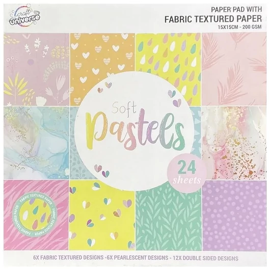 Színes Pastels kreatív papír szett