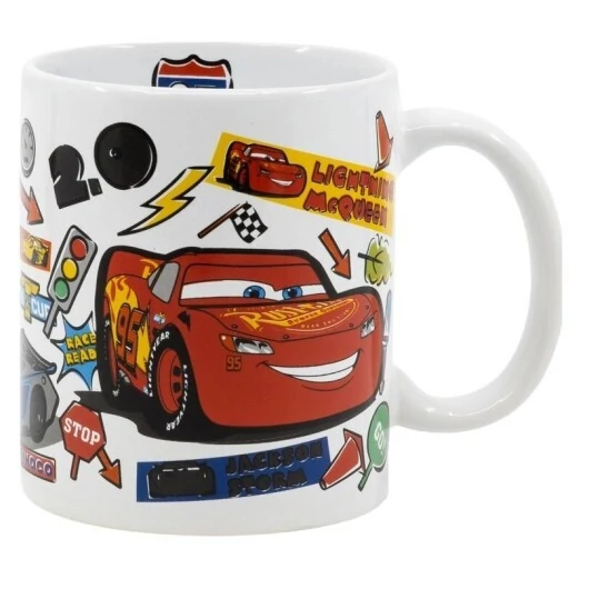Disney Verdák Stickers porcelán bögre 325 ml Díszdobozban