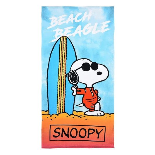 Snoopy Beach Beagle fürdőlepedő, strand törölköző 70x140cm (Fast Dry)