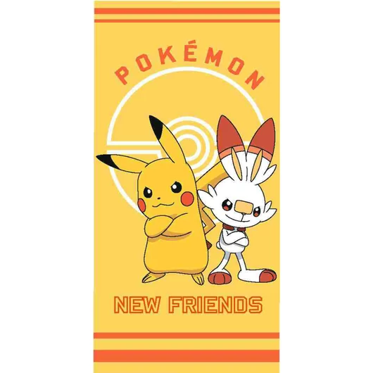Pokémon New Friends fürdőlepedő, strand törölköző 70x140cm