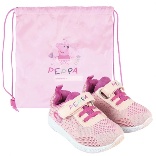 Peppa malac utcai cipő tornazsákkal 21