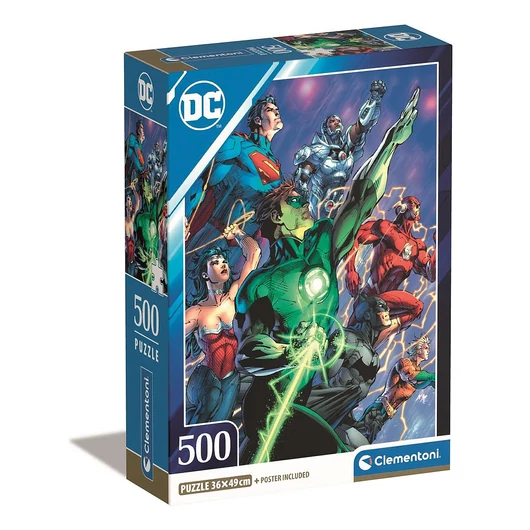 Az Igazság Ligája 500 db-os Compact puzzle Clementoni