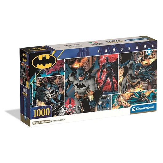 Batman Mosaic 1000 db-os panoráma Compact puzzle Clementoni