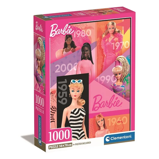 Barbie Years 1000 db-os Compact puzzle Clementoni