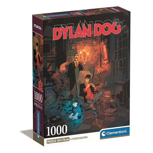 Dylan Dog Library 1000 db-os Compact puzzle Clementoni