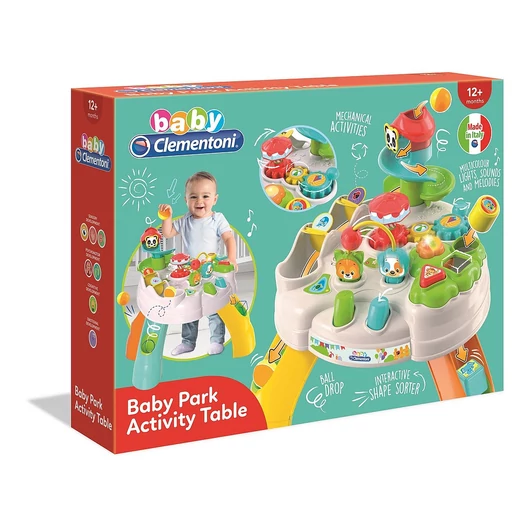 Színes készségfejlesztő interaktív játszópark Activity Table Clementoni