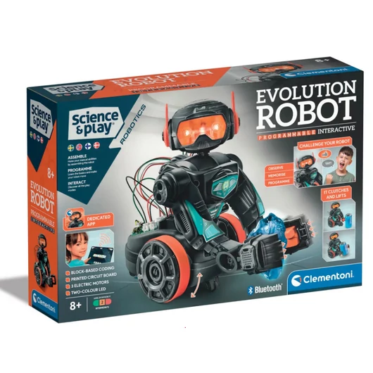 Programozható játékrobot Evolution Robot Clementoni