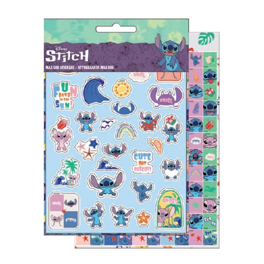  Disney Lilo és Stitch, A csillagkutya Cool 600 darabos matrica szett