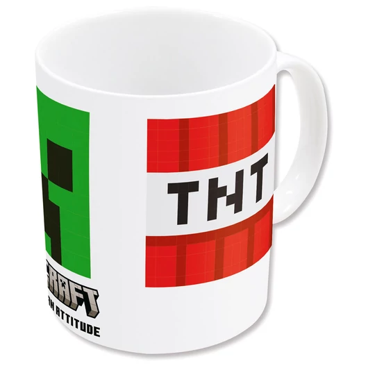 Minecraft Adaptation porcelán bögre 325 ml (11 oz) Díszdobozban