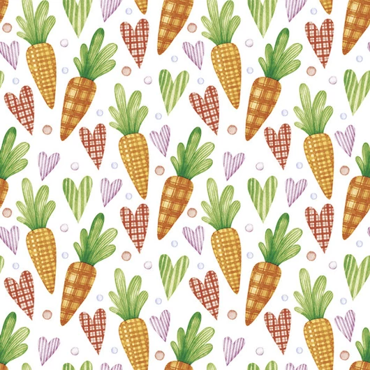Húsvét Sweet Carrots szalvéta 20 db-os 25x25 cm