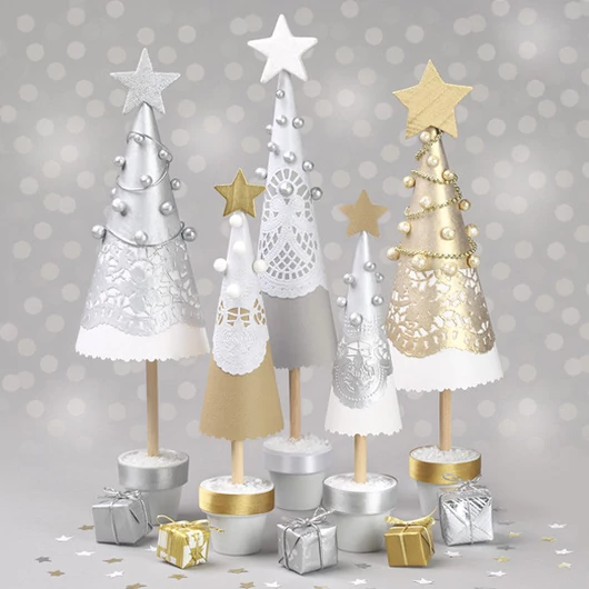 Karácsony Handmade Trees szalvéta 20 db-os 33x33 cm