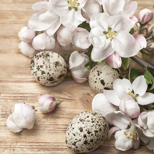 Húsvét Quail Eggs szalvéta 20 db-os 33x33 cm