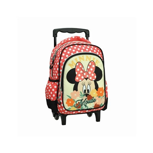 Disney Minnie Floral gurulós ovis hátizsák, táska 30 cm