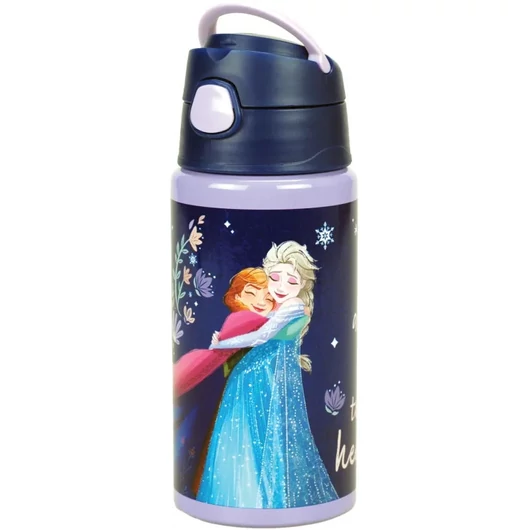 Disney Jégvarázs Together alumínium kulacs akasztóval 500 ml