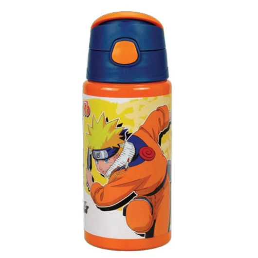 Naruto Fire alumínium kulacs akasztóval 500 ml