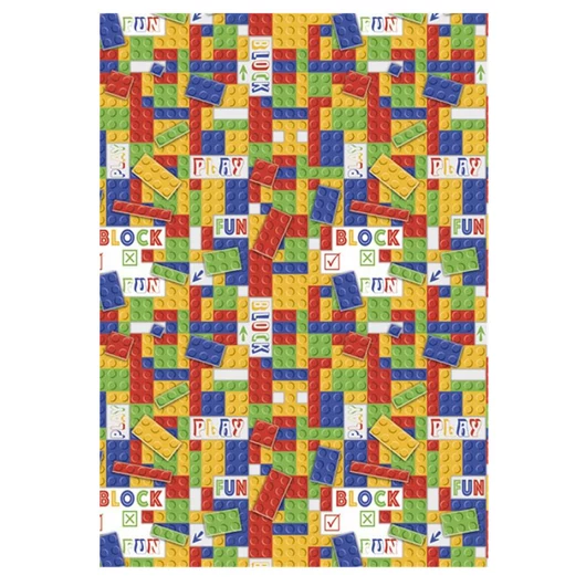 Lego mintázatú Block Fun A/4 gumis mappa