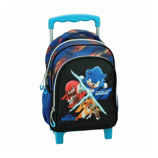 Sonic a sündisznó Brawn gurulós ovis hátizsák, táska 30 cm