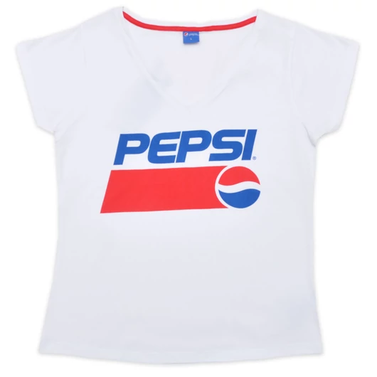 Pepsi White női rövid póló, felső XL