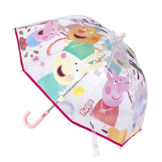 Peppa malac Buddies gyerek átlátszó esernyő Ø71 cm