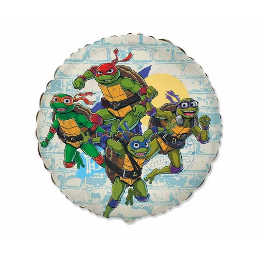 Tini Nindzsa Teknőcök Warriors fólia lufi 46 cm (WP)