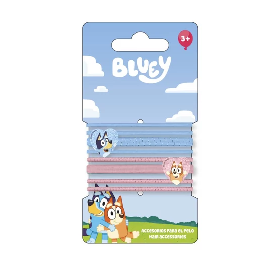 Bluey Heart hajgumi szett 8 db-os