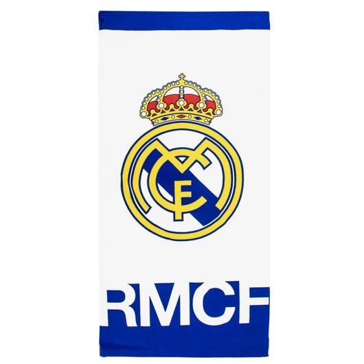 Real Madrid White fürdőlepedő, strand törölköző 70x140cm (Fast Dry)