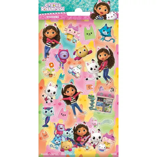 Gabi babaháza Cats csillámos matrica szett
