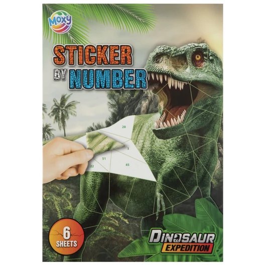 Dinoszaurusz Expedition puzzle matrica szett
