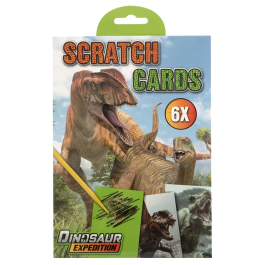 Dinoszaurusz Expedition scratch képkarcoló készlet