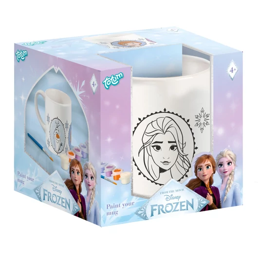 Disney Jégvarázs Destiny festhető porcelán bögre 235 ml Díszdobozban