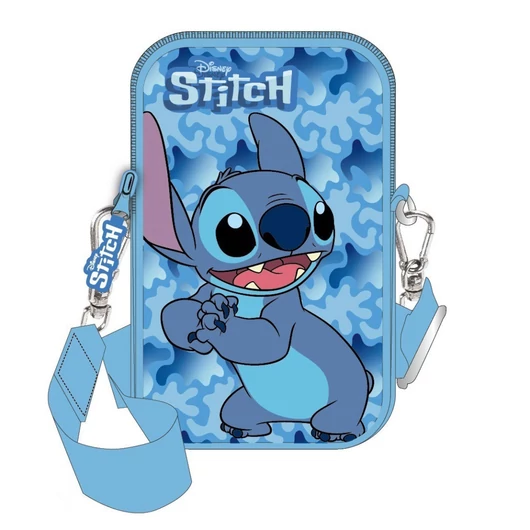 Disney Lilo és Stitch, A csillagkutya Blue Deluxe telefontartó táska 18 cm
