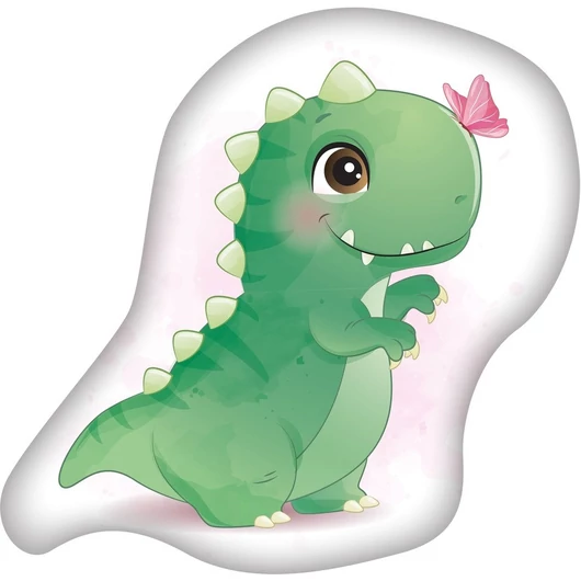 Dinoszaurusz Butterfly formapárna, díszpárna 33x28 cm